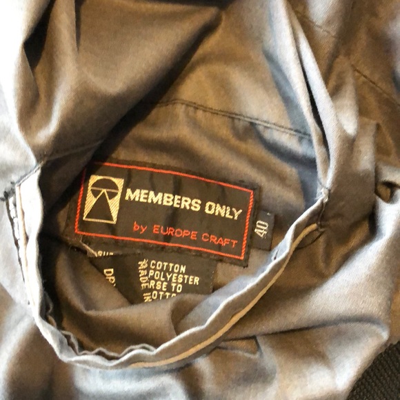 Men’s vintage REVERSIBLE Members Only jacket SZ 40 - Picture 5 of 5